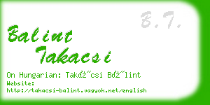 balint takacsi business card